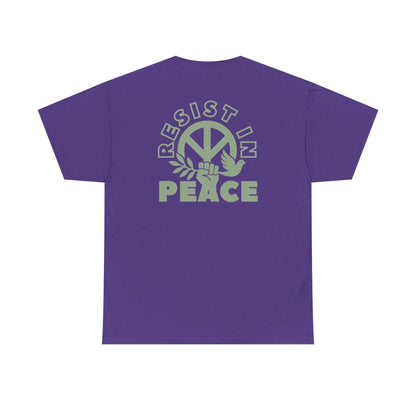 RESIST IN PEACE Unisex Heavy Cotton Tee