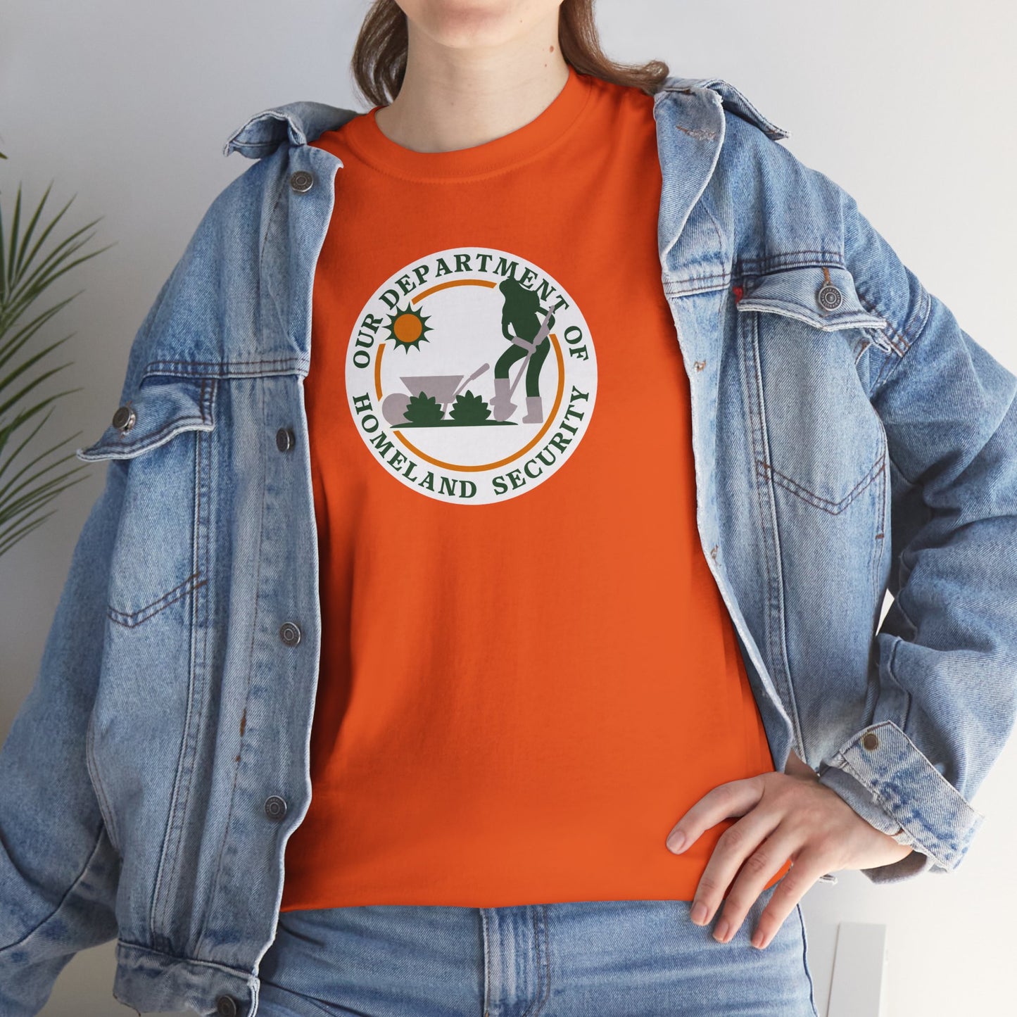 HOMELAND SECURITY (OUR DEPARTMENT OF) Unisex Heavy Cotton Tee