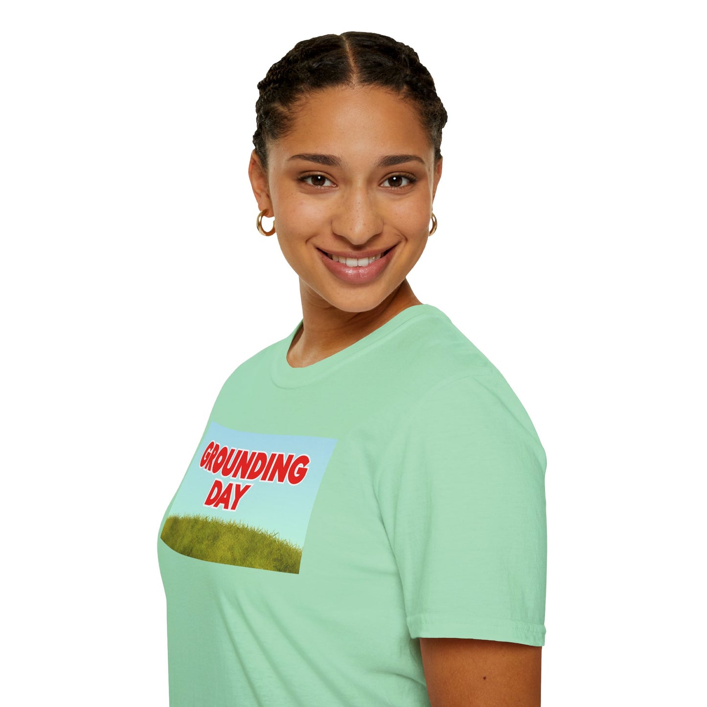 GROUNDING DAY Unisex Softstyle 100% Cotton T-Shirt
