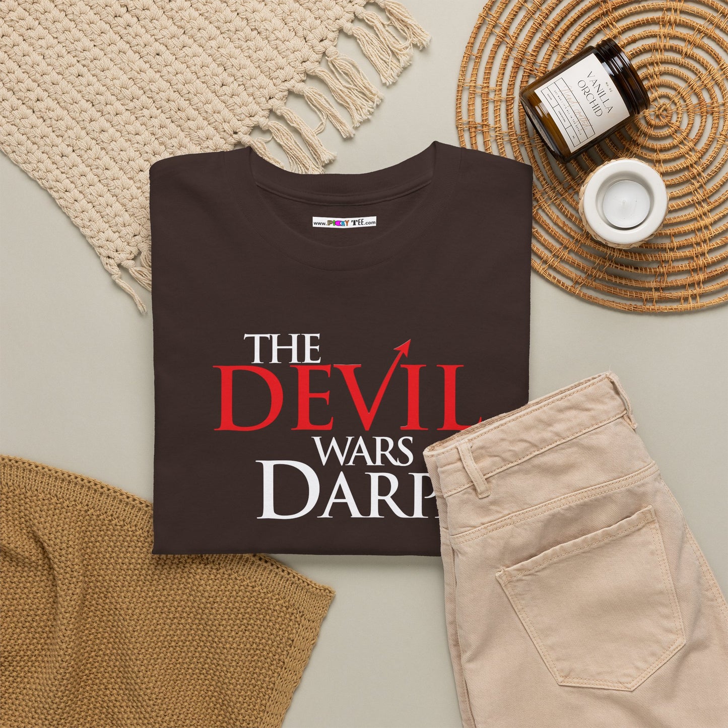 THE DEVIL WARS DARPA Unisex Heavy Cotton Tee