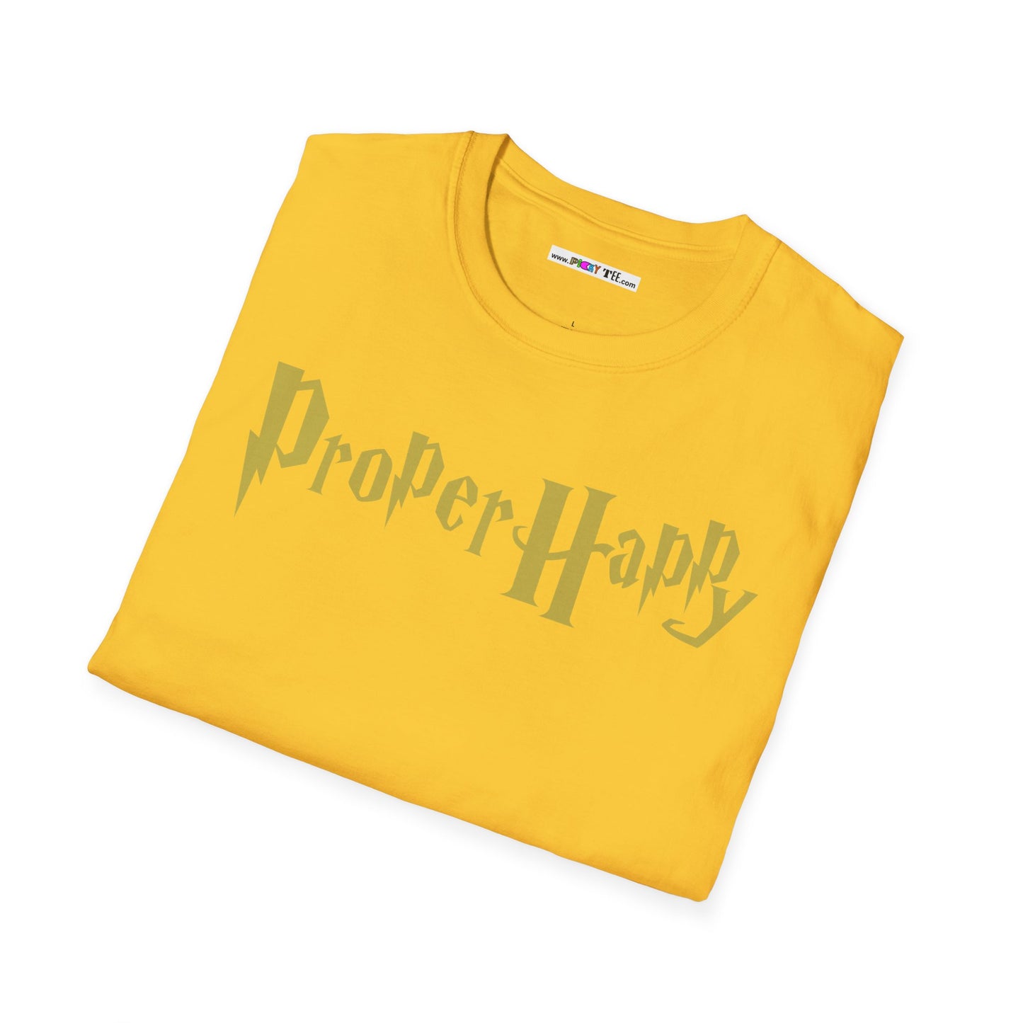 Proper Happy Unisex Softstyle 100% Cotton T-Shirt