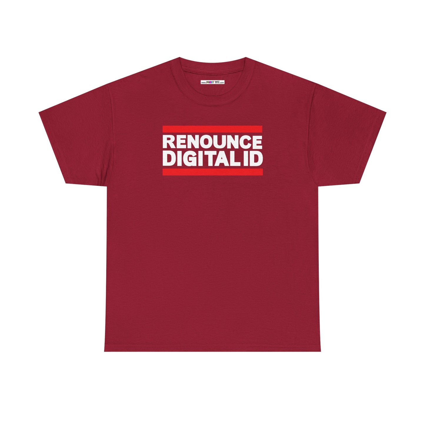 RENOUNCE DIGITAL ID Unisex Heavy Cotton Tee