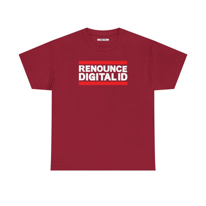 RENOUNCE DIGITAL ID Unisex Heavy Cotton Tee