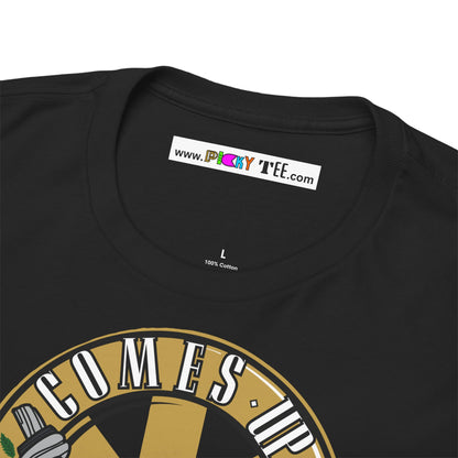 COMES UP ROSES Unisex Heavy Cotton Tee