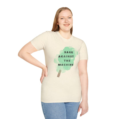 SAGE AGAINST THE MACHINE Unisex Softstyle 100% Cotton T-Shirt