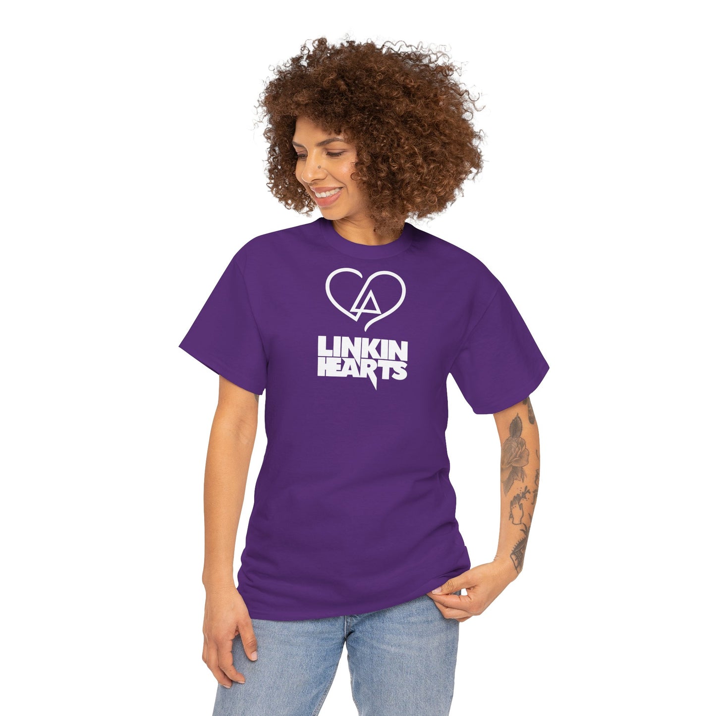 LINKIN HEARTS Unisex Heavy Cotton Tee