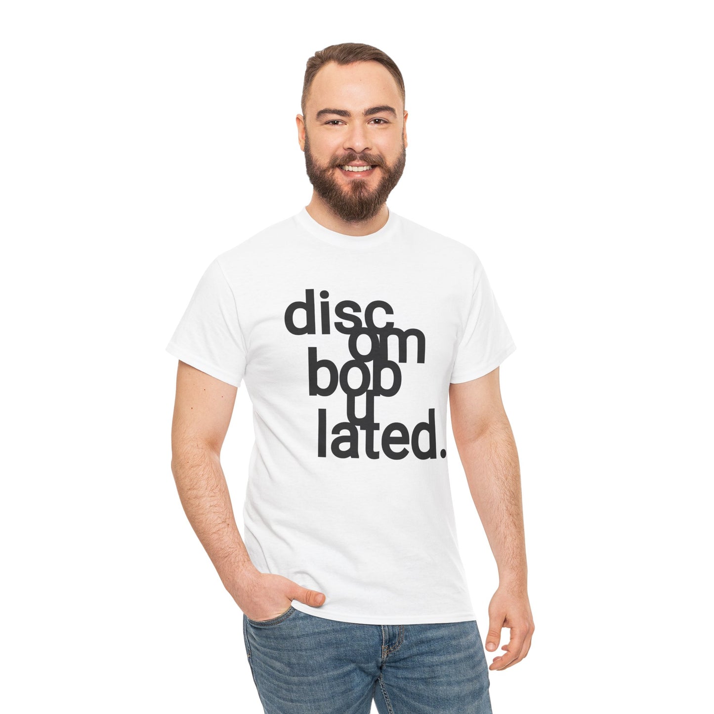 disc om bob u lated. Unisex Heavy Cotton Tee
