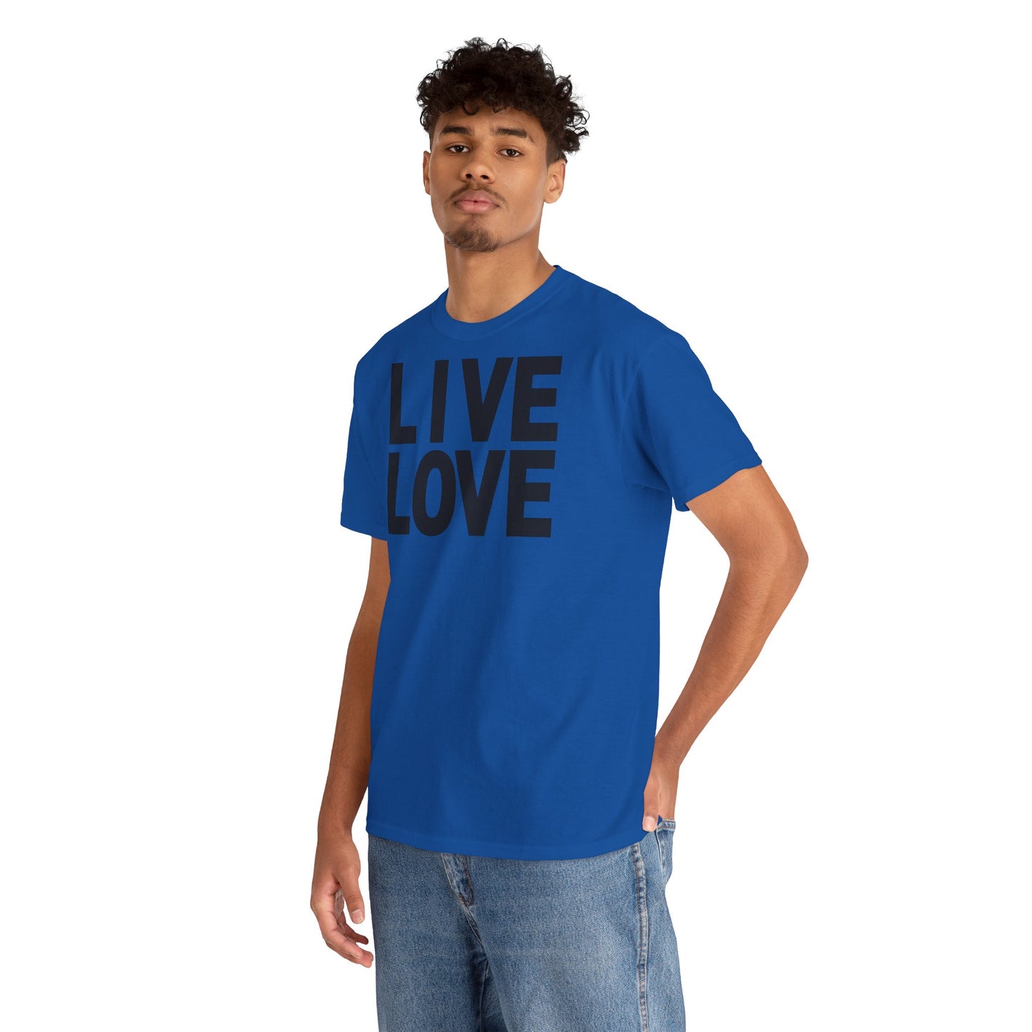 LIVE LOVE Unisex Heavy Cotton Tee