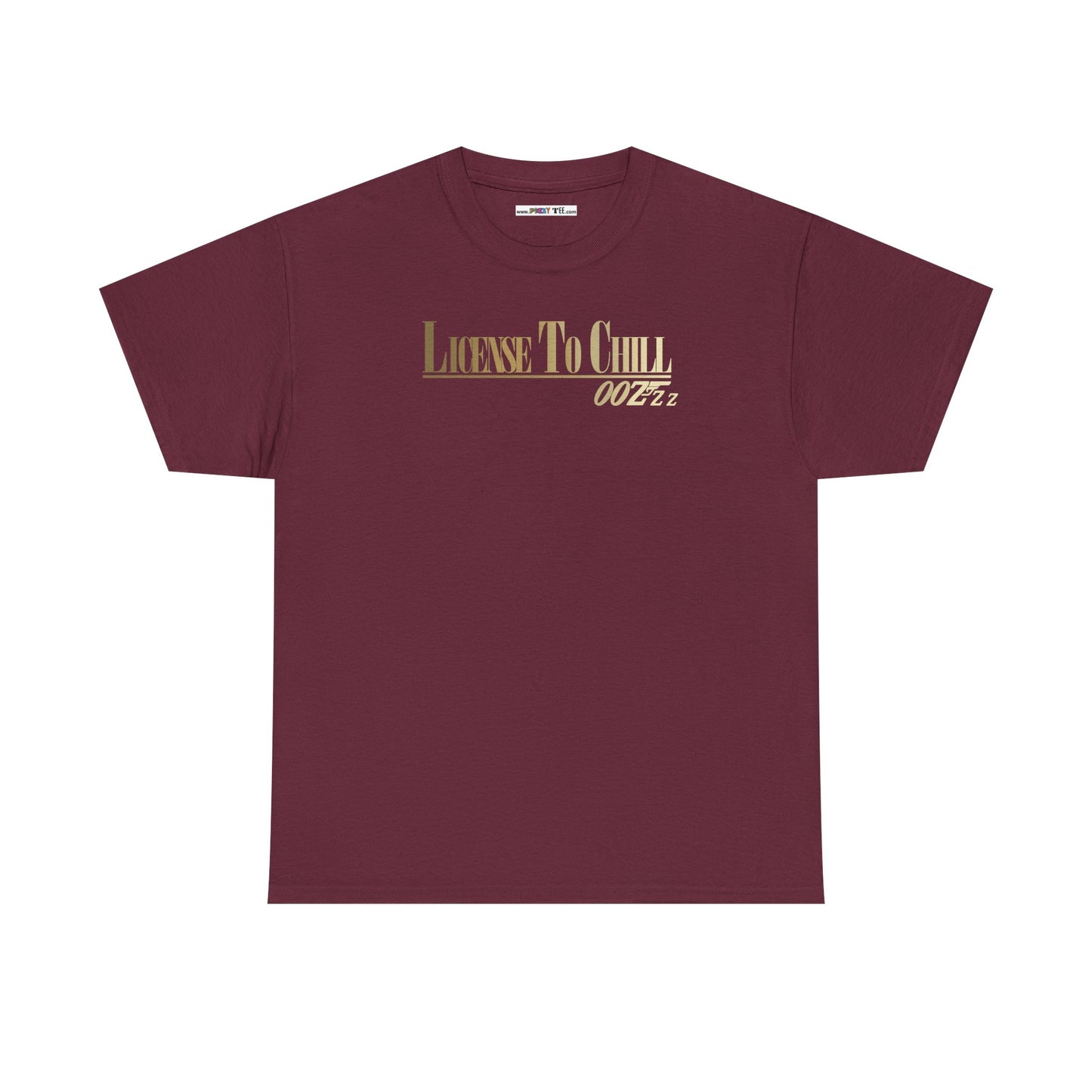 LICENSE TO CHILL 00Zzz Unisex Heavy Cotton Tee