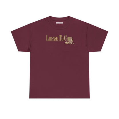 LICENSE TO CHILL 00Zzz Unisex Heavy Cotton Tee