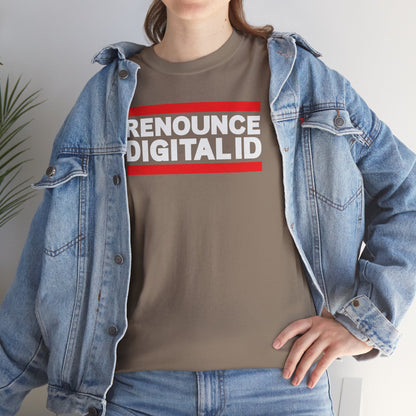 RENOUNCE DIGITAL ID Unisex Heavy Cotton Tee