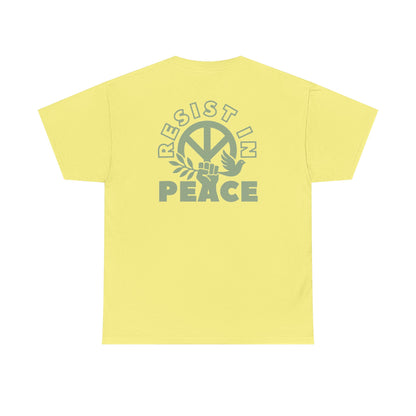 RESIST IN PEACE Unisex Heavy Cotton Tee
