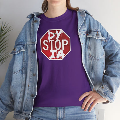 STOP DYSTOPIA Unisex Heavy Cotton Tee