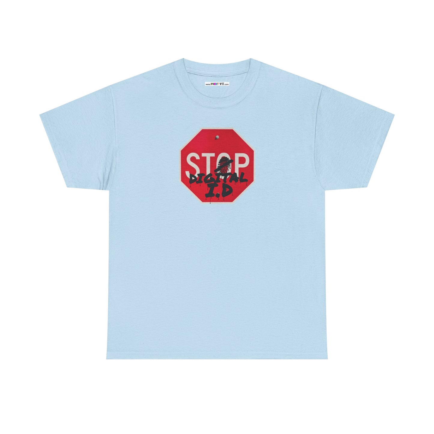 STOP digital i.d Unisex Heavy Cotton Tee