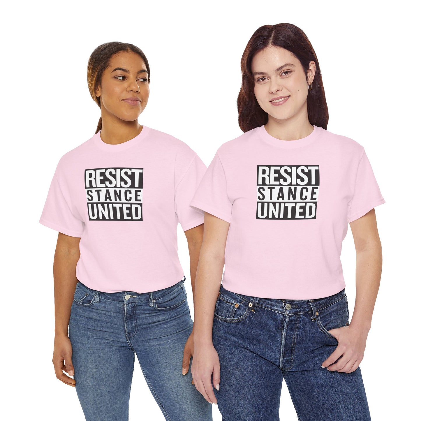 RESIST STANCE UNITED Unisex Heavy Cotton Tee