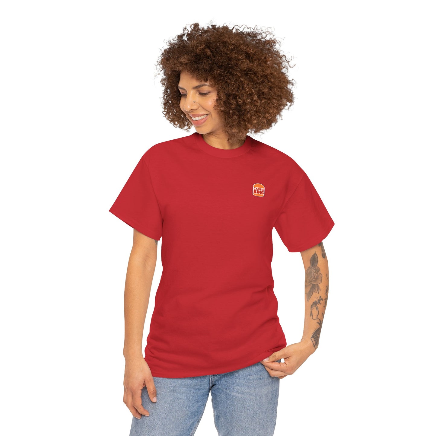 CASH IS KING Unisex Heavy Cotton Tee