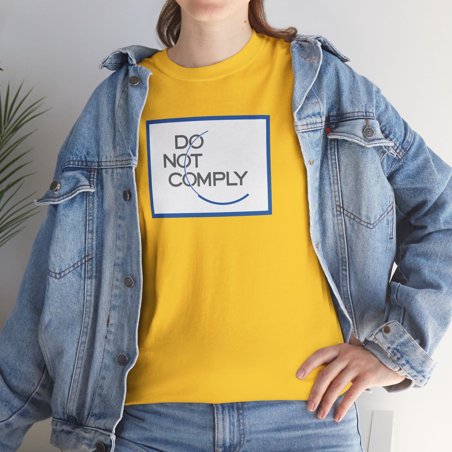 DO NOT COMPLY Unisex Heavy Cotton Tee