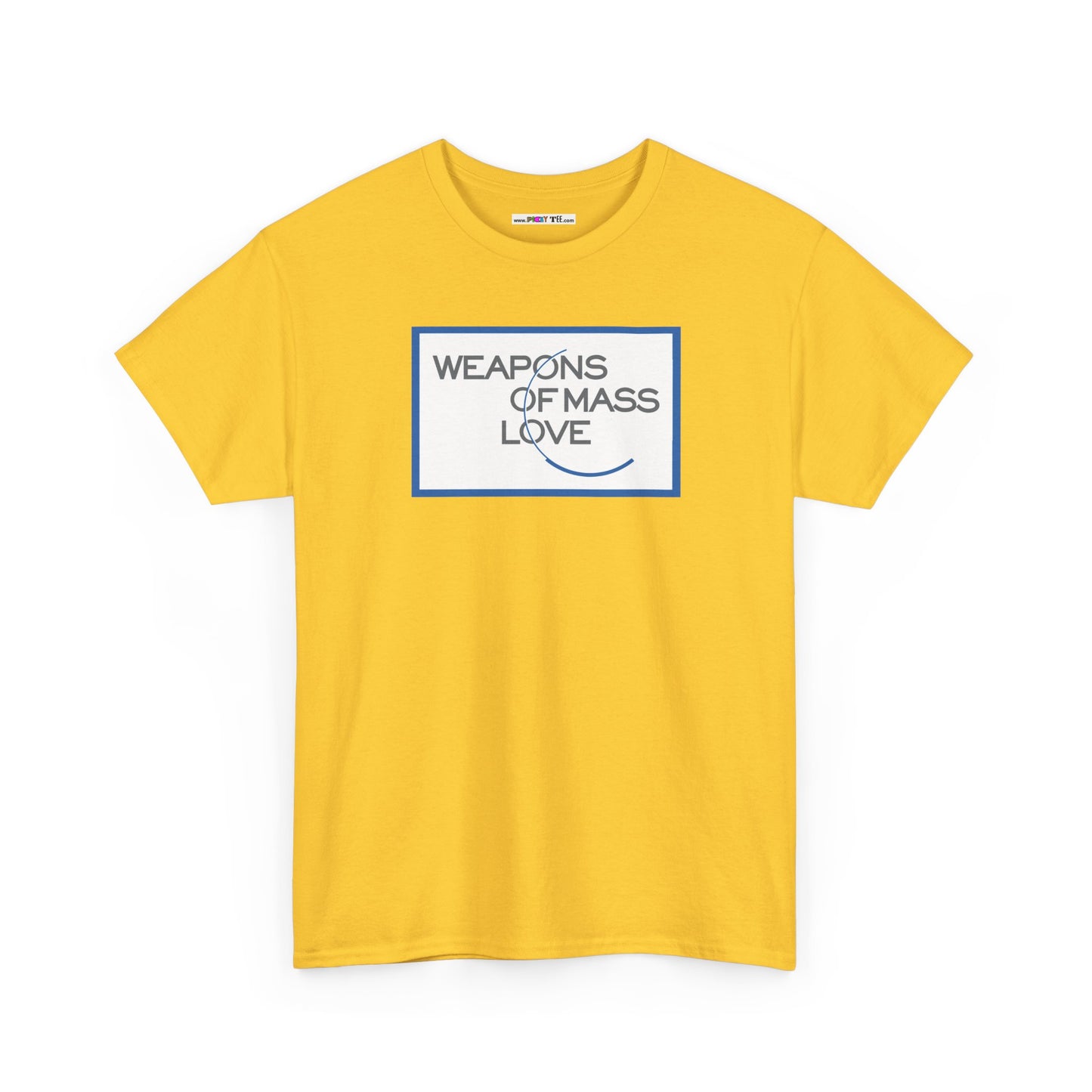 WEAPONS OF MASS LOVE Unisex Heavy Cotton Tee