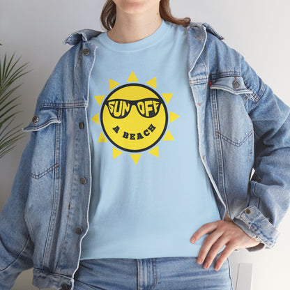 SUN OFF A BEACH Unisex Heavy Cotton Tee