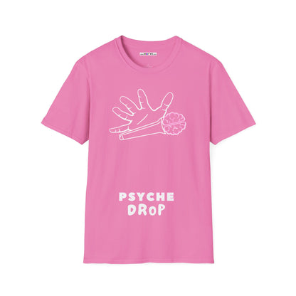 PSYCHE drop Unisex Softstyle 100% Cotton T-Shirt