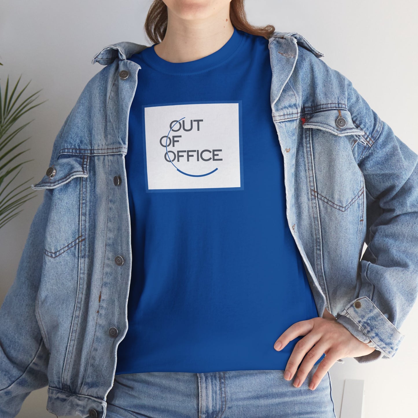 OUT OF OFFICE Unisex Heavy Cotton Tee