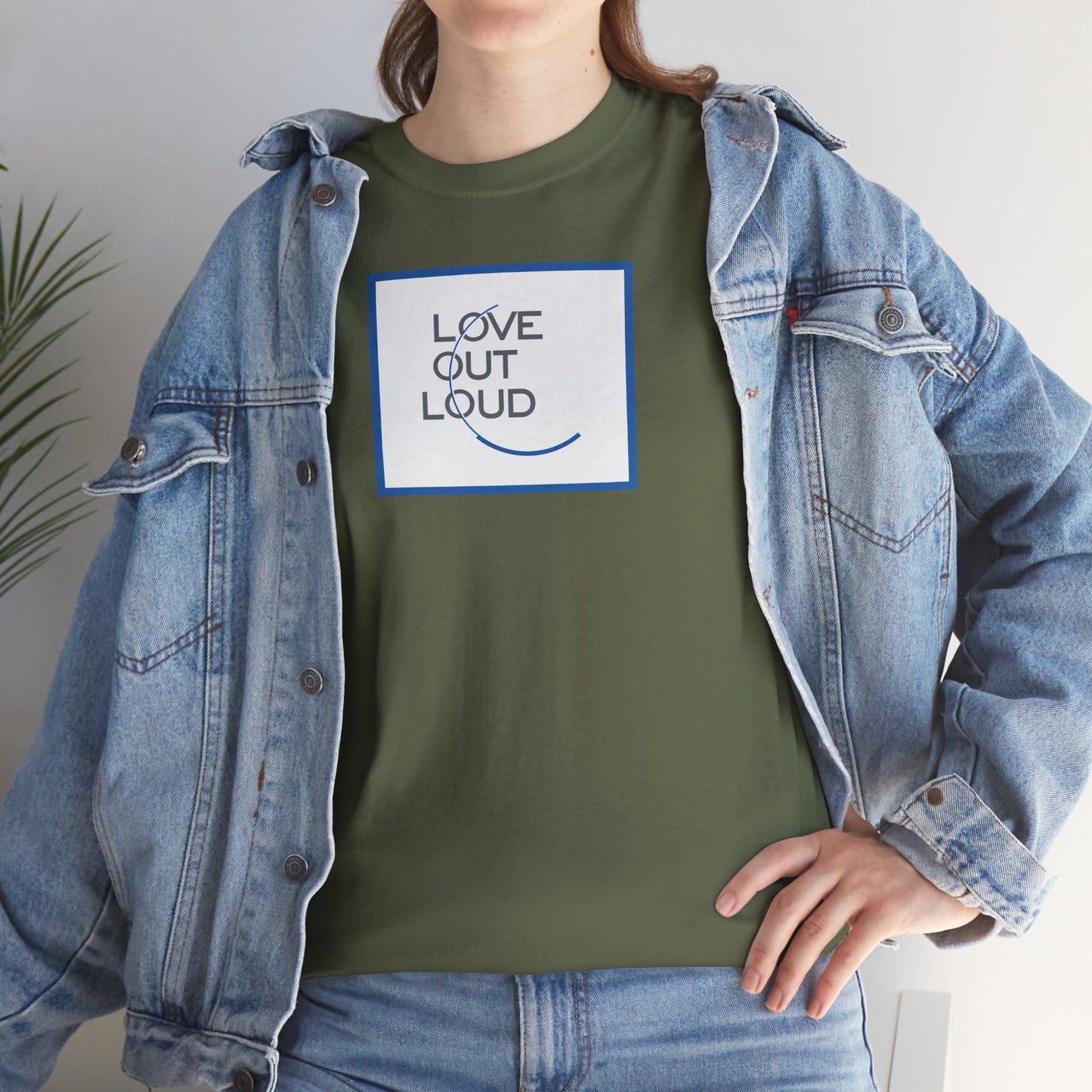LOL- LOVE OUT LOUD Unisex Heavy Cotton Tee