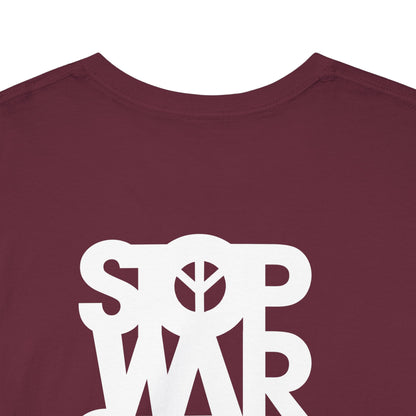 STOP WAR START PEACE Unisex Heavy Cotton Tee