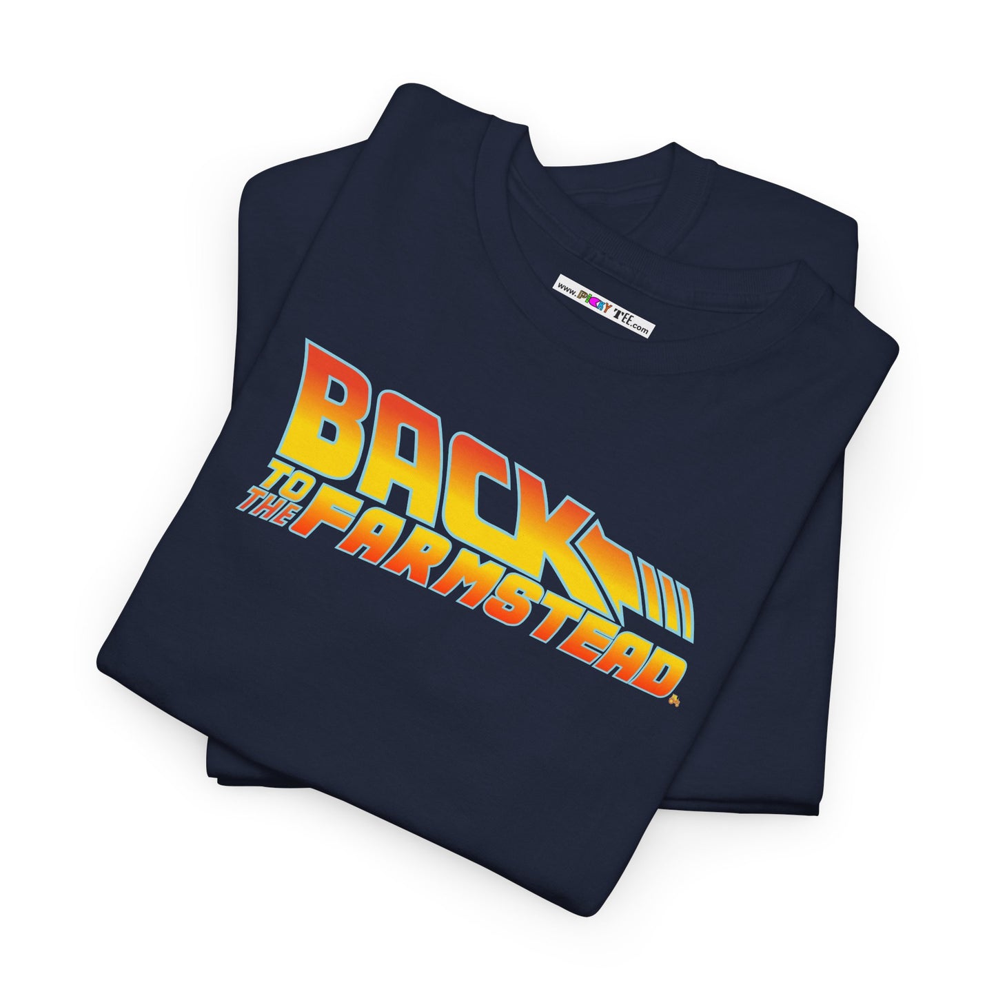BACK TO THE FARMSTEAD Unisex Heavy Cotton Tee