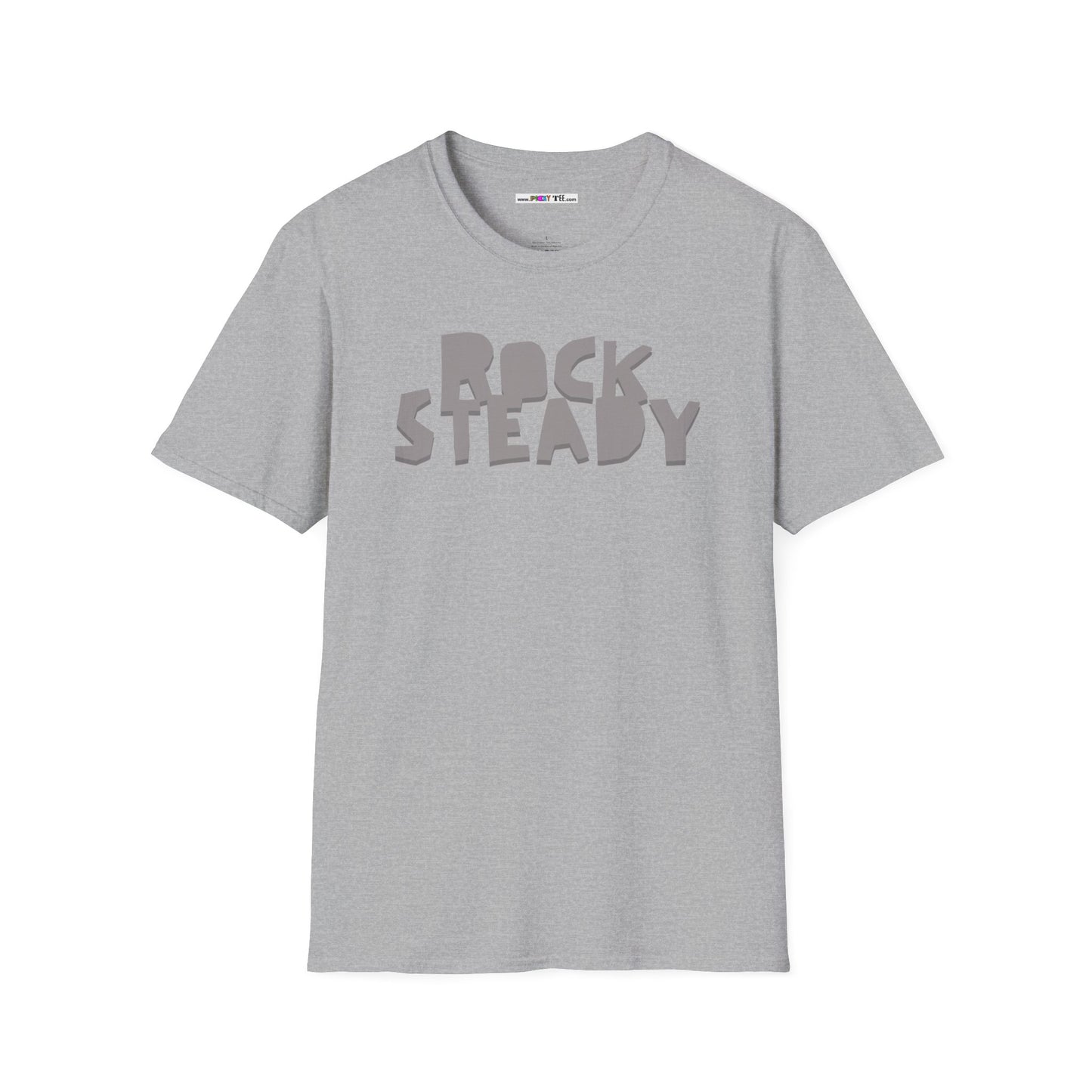 ROCK STEADY Unisex Softstyle 100% Cotton T-Shirt