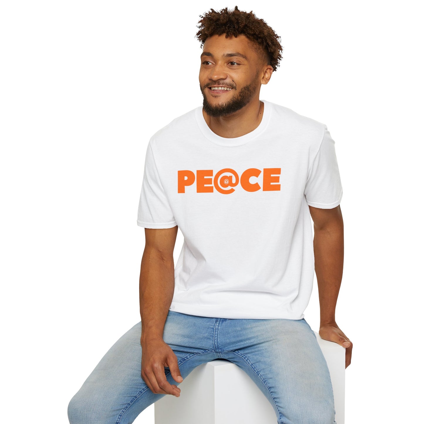 AT PEACE Unisex Softstyle 100% Cotton T-Shirt