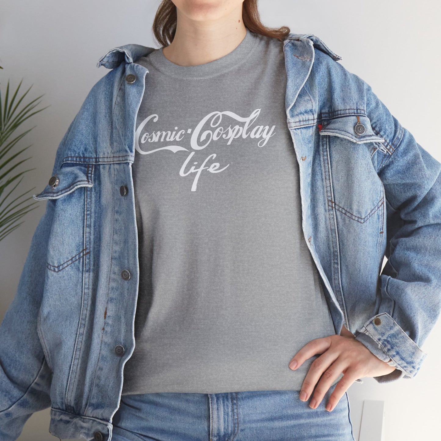 Cosmic Cosplay Life Unisex Heavy Cotton Tee