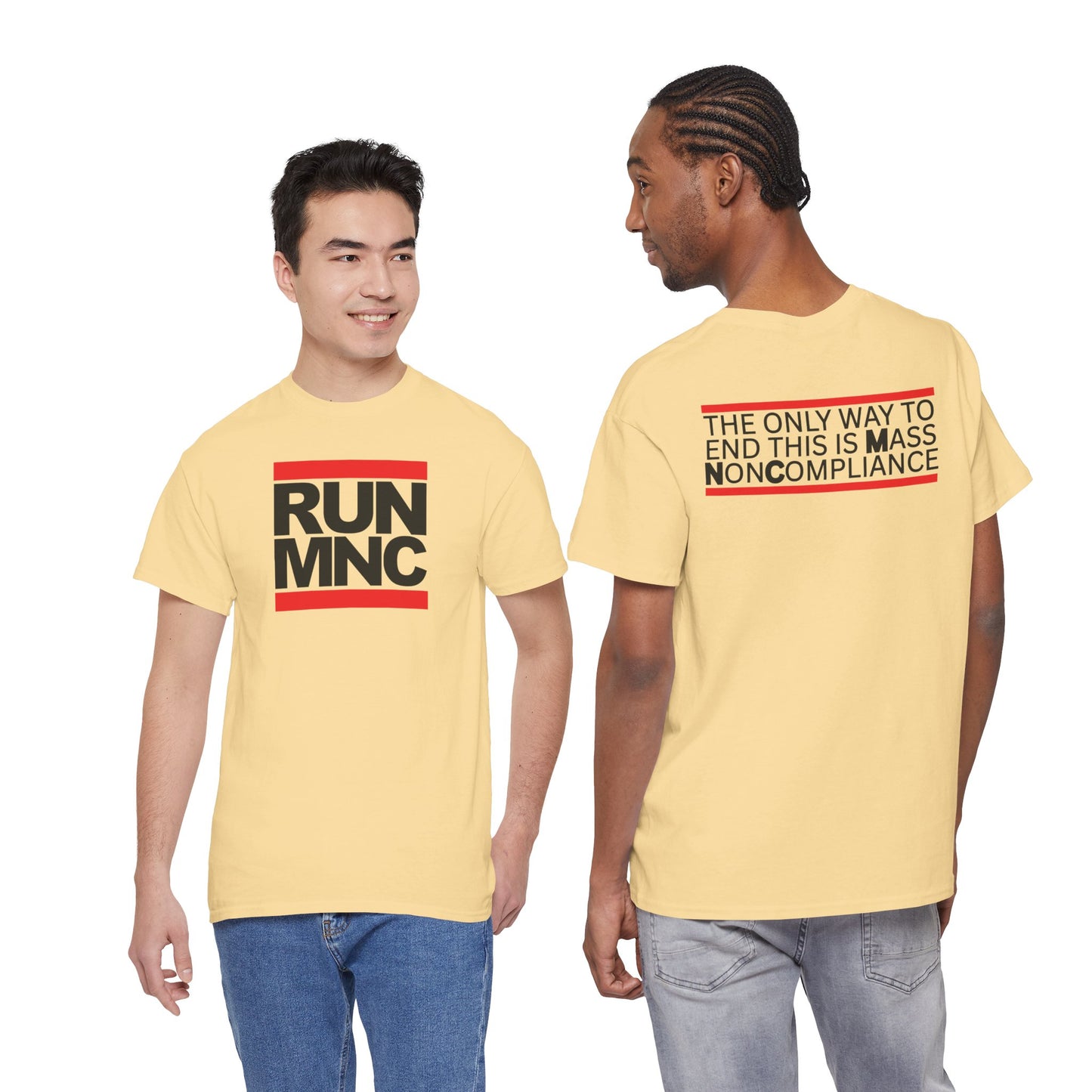 RUNMNC Unisex Heavy Cotton Tee