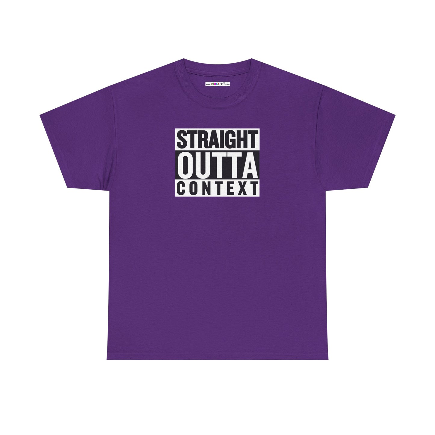 STRAIGHT OUTTA CONTEXT Unisex Heavy Cotton Tee