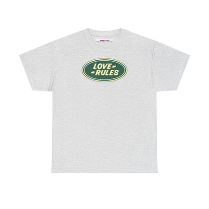 LOVE RULES Unisex Heavy Cotton Tee