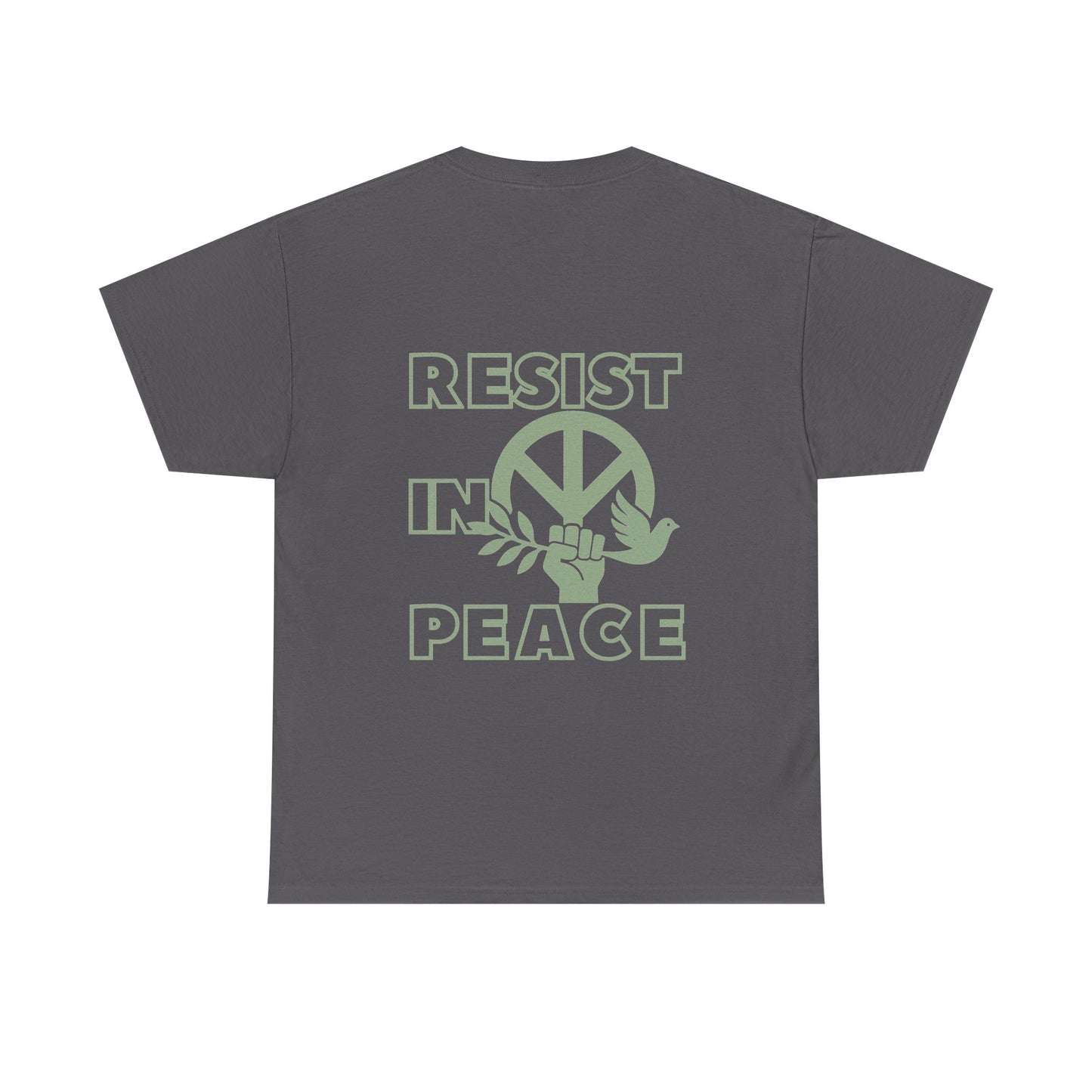 RESIST IN PEACE Unisex Heavy Cotton Tee