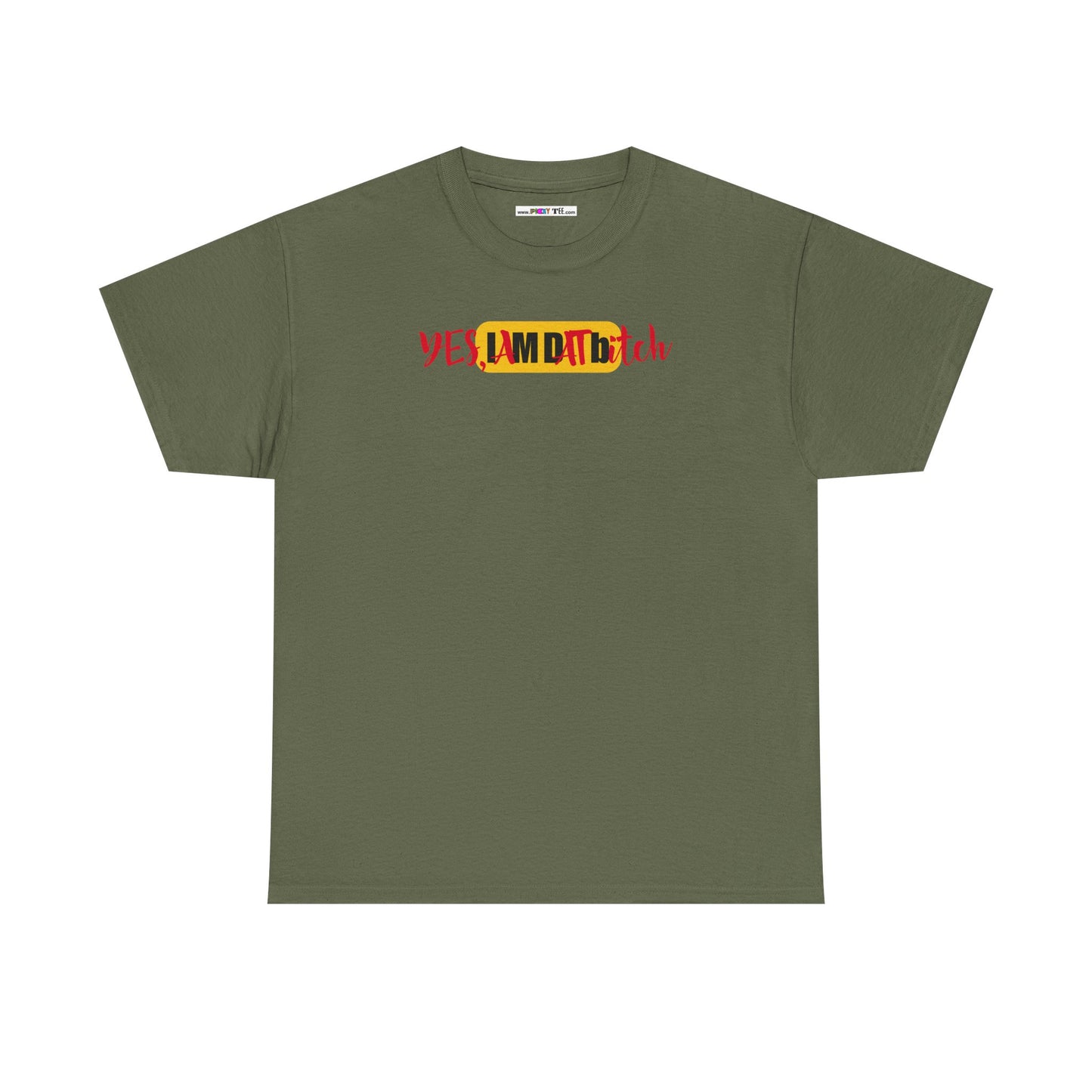 YES, IAMDATbitch Unisex Heavy Cotton Tee