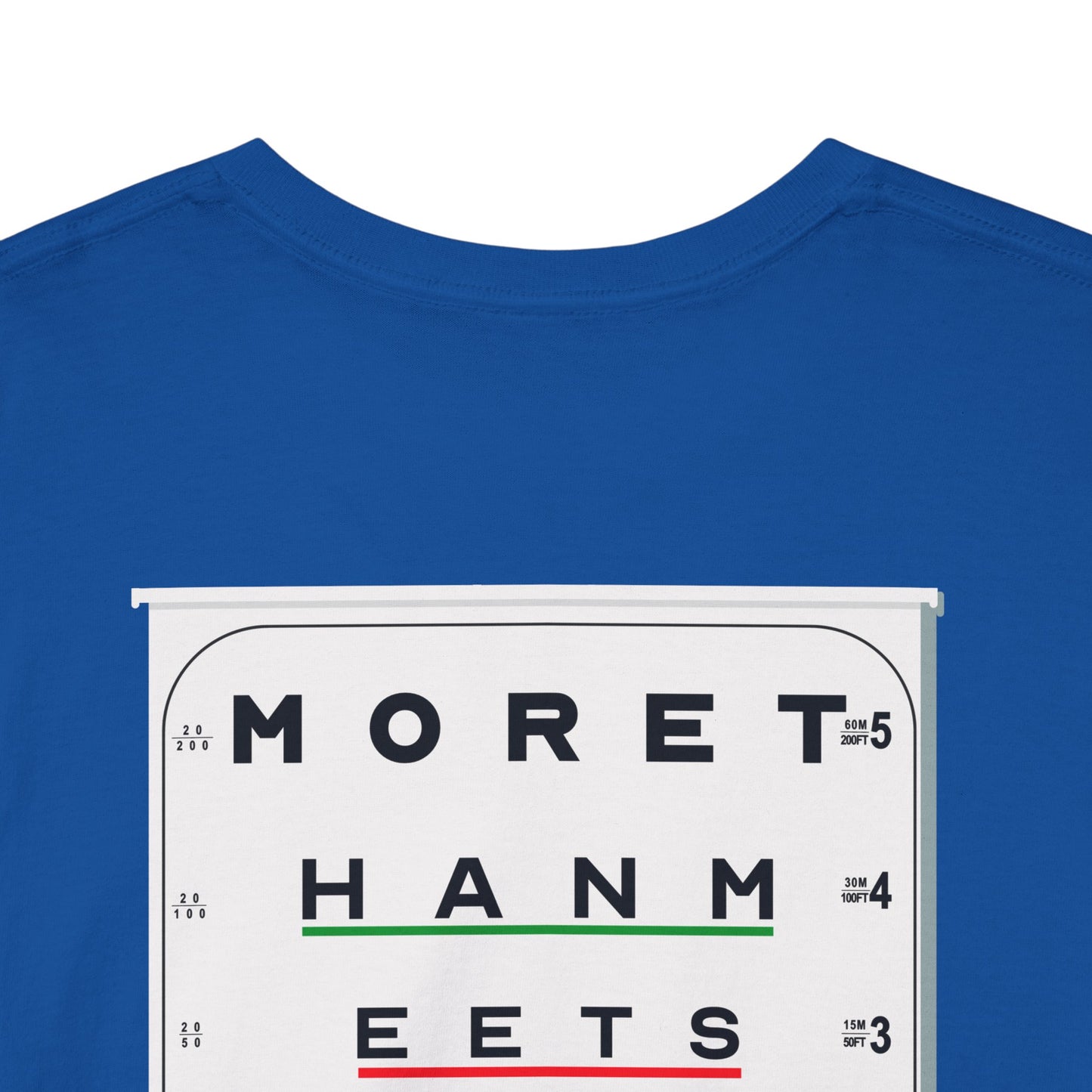 MORE THAN MEETS THE I TEST Unisex Heavy Cotton Tee