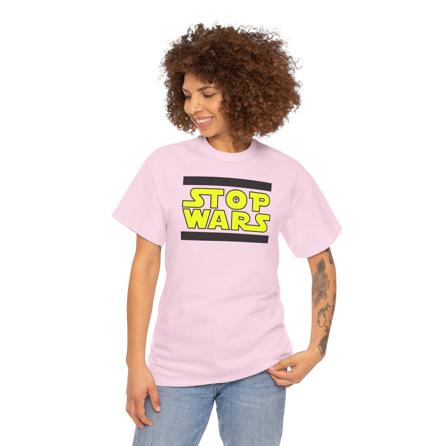 STOP WARS Unisex Heavy Cotton Tee