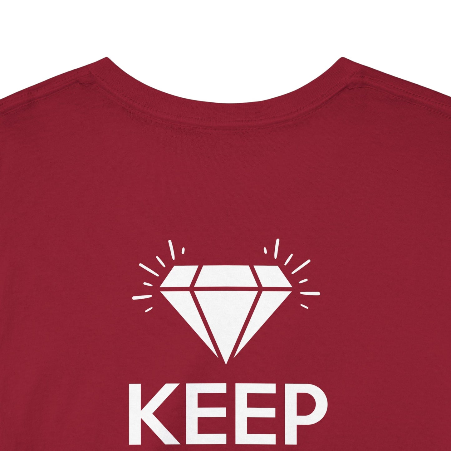 KEEP CRAZY AND SHINE ON Unisex Heavy Cotton Tee
