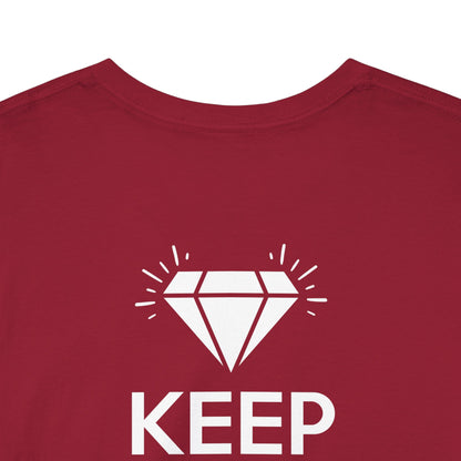 KEEP CRAZY AND SHINE ON Unisex Heavy Cotton Tee