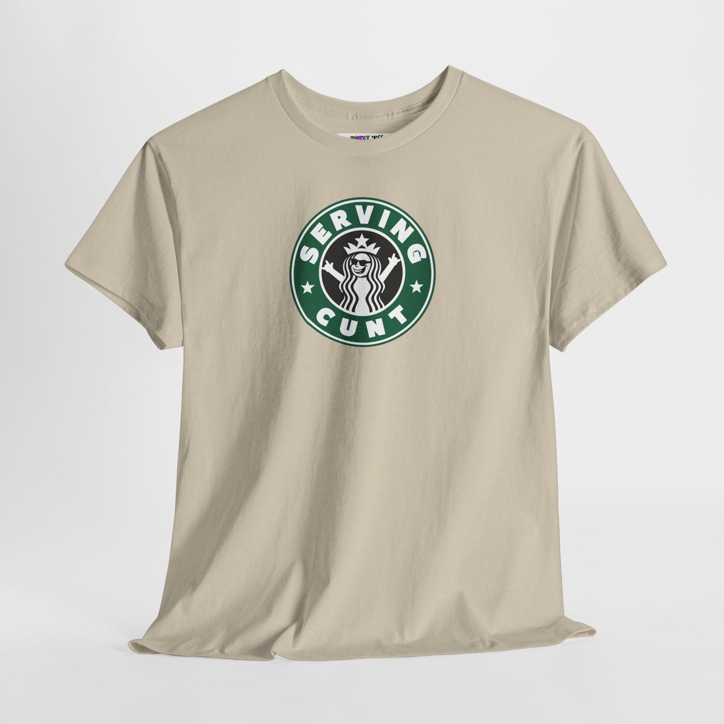 SERVINGCUNT Unisex Heavy Cotton Tee