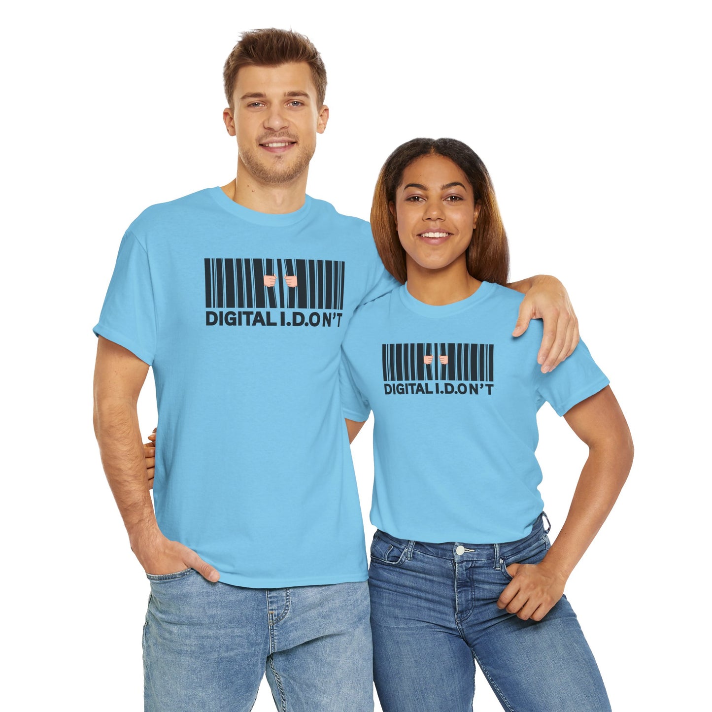 DIGITAL I.D.ON'T Unisex Heavy Cotton Tee