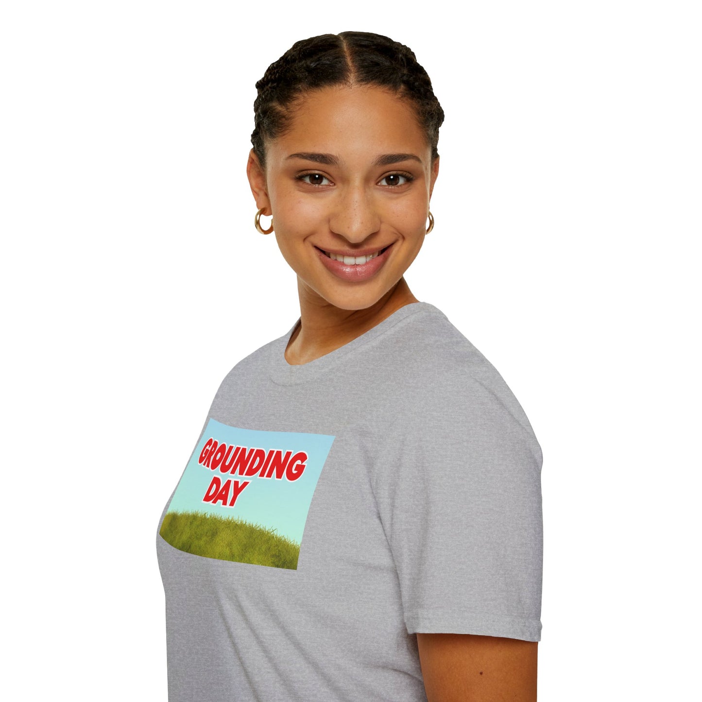 GROUNDING DAY Unisex Softstyle 100% Cotton T-Shirt