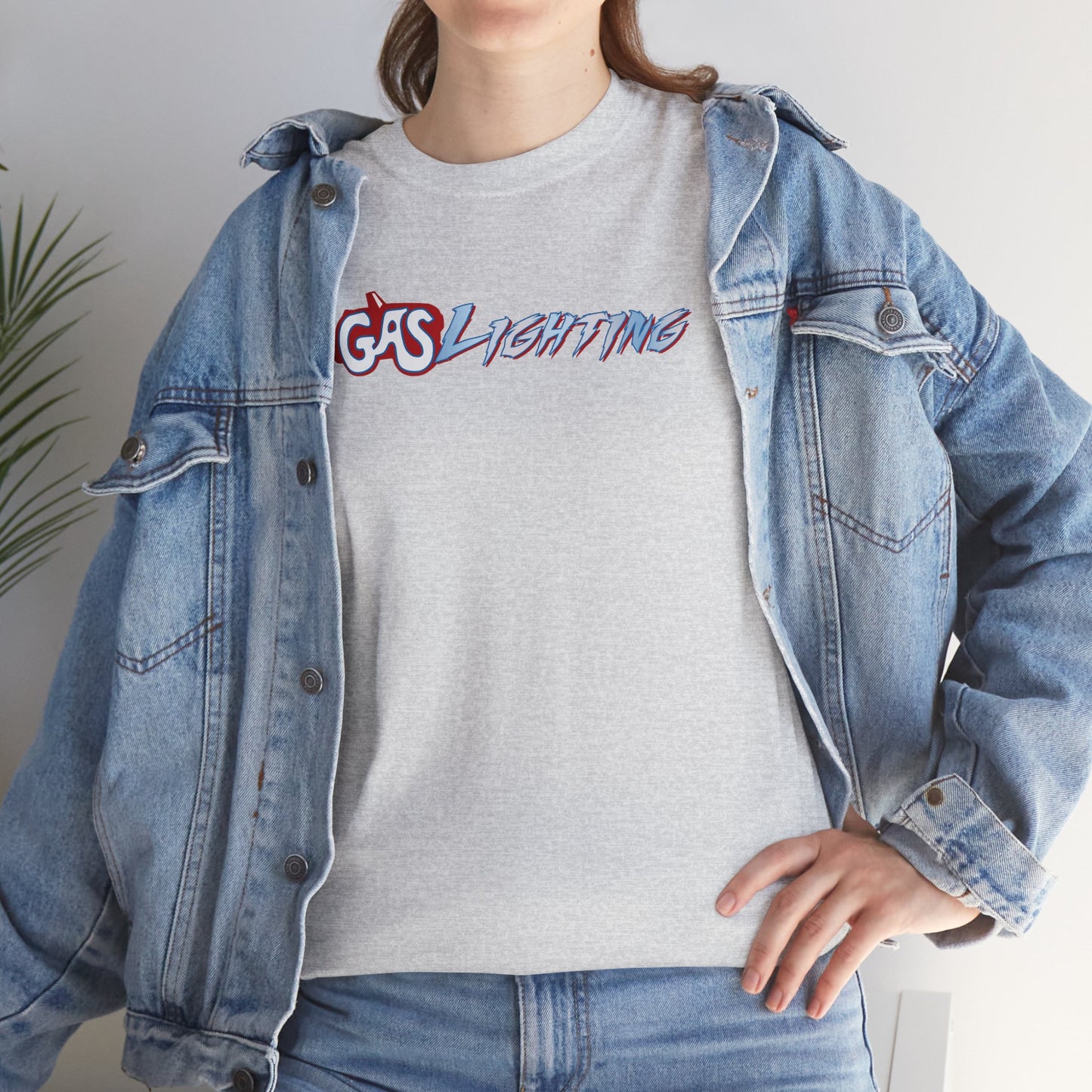 GAS LIGHTING Unisex Heavy Cotton Tee