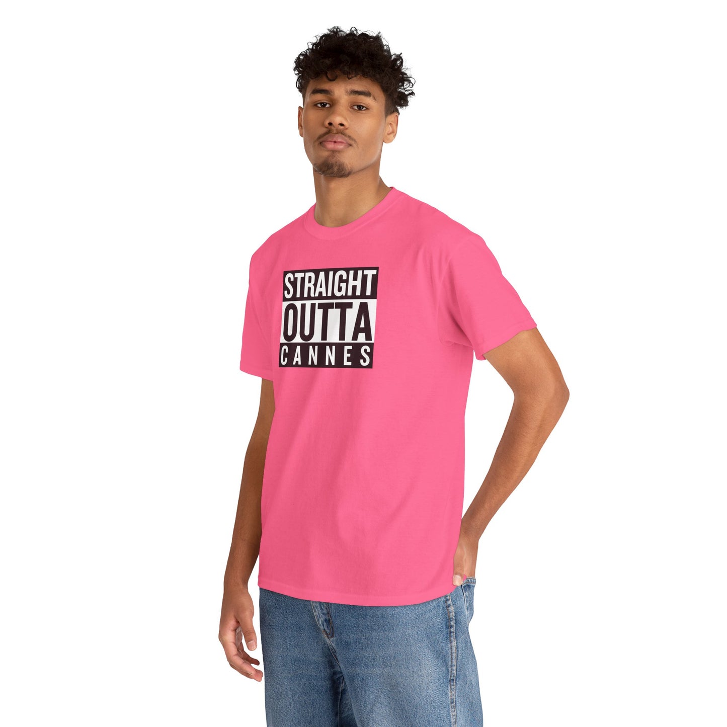 STRAIGHT OUTTA CANNES Unisex Heavy Cotton Tee