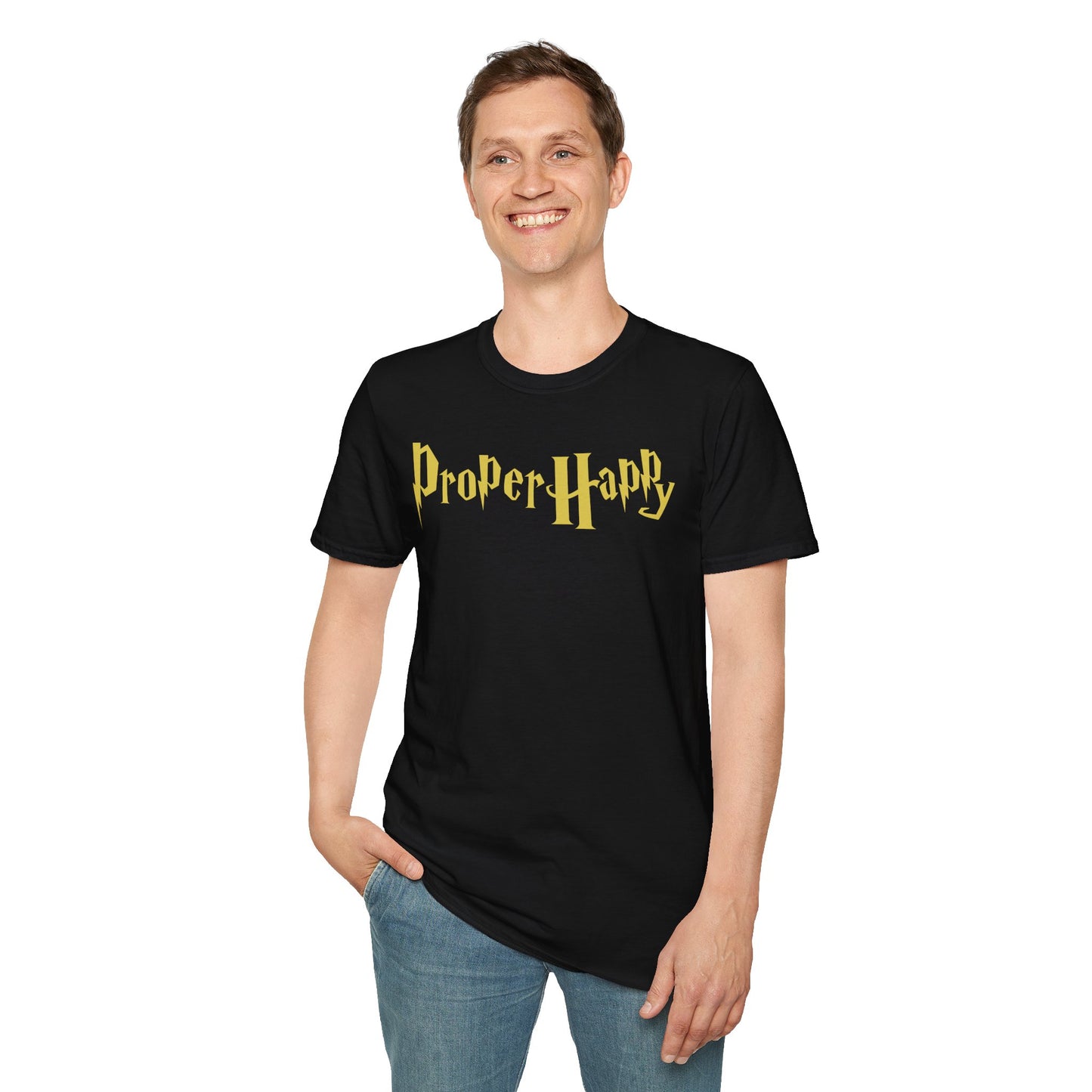 Proper Happy Unisex Softstyle 100% Cotton T-Shirt