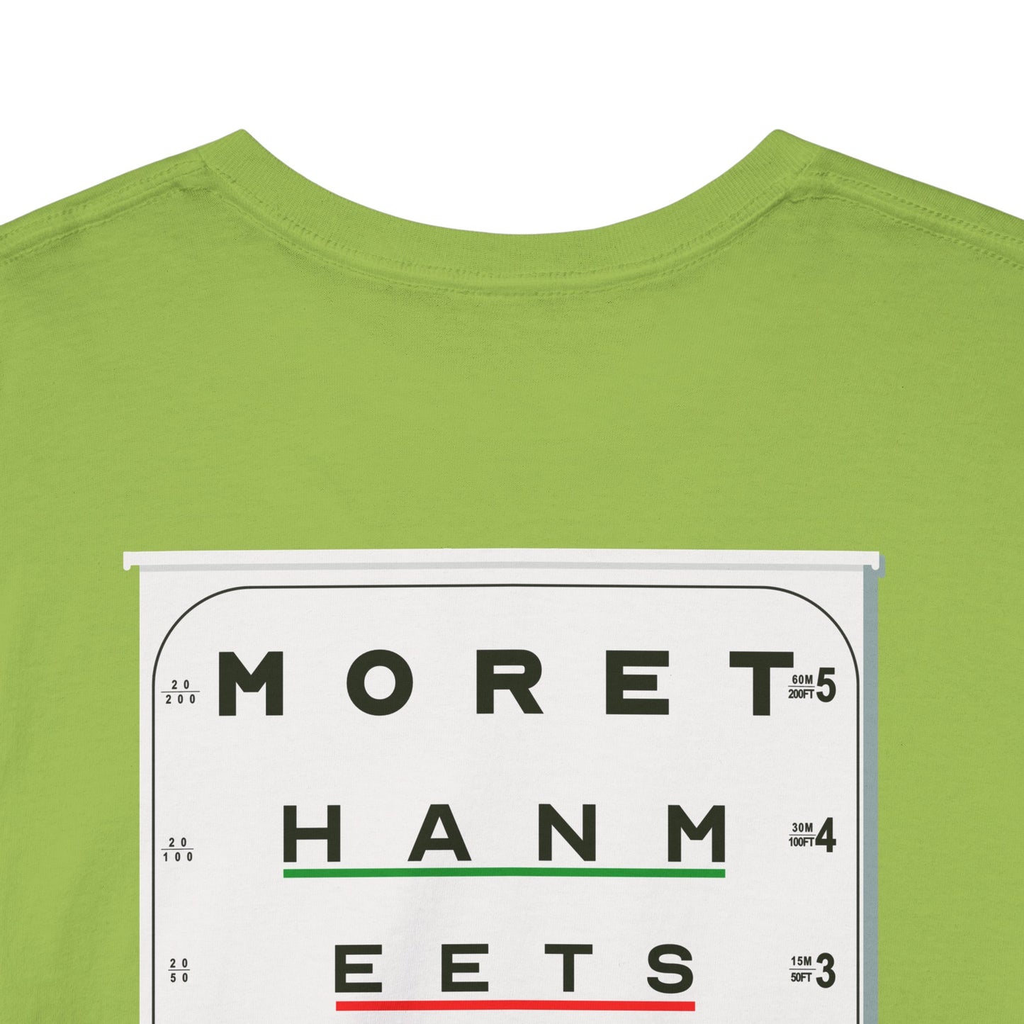 MORE THAN MEETS THE I TEST Unisex Heavy Cotton Tee
