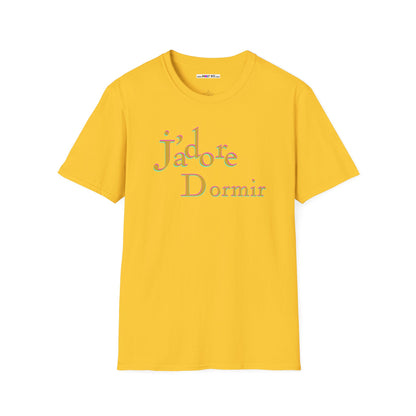 J'adore Dormir Unisex Softstyle 100% Cotton T-Shirt