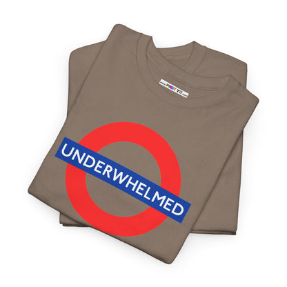 UNDERWHELMED Unisex Heavy Cotton Tee
