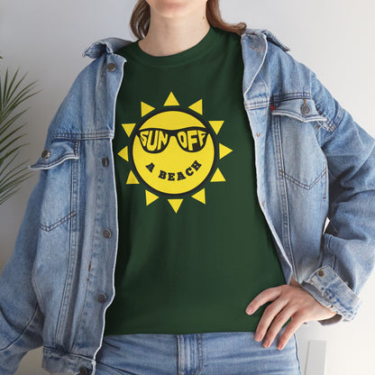 SUN OFF A BEACH Unisex Heavy Cotton Tee